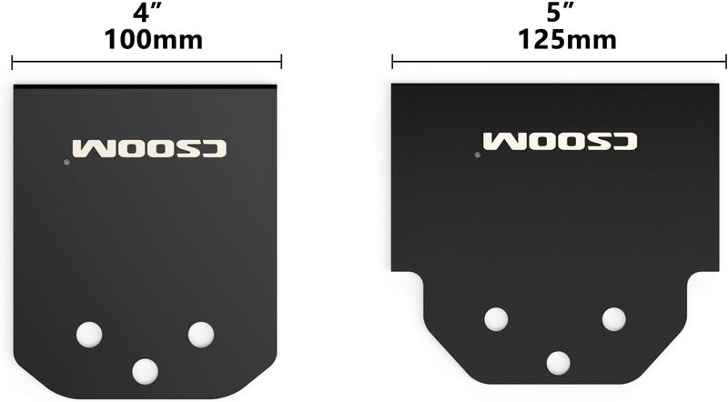 CSOOM 4 Inch & 5 Inch SDS Plus Floor Scraper Kit with Spare Blades, Bolts, Nuts, Lock Washers, Works with SDS-Plus Rotary Hammer,Used for Tile Removal, Mortar Removal, and Laminate Floor etc. - Image 2
